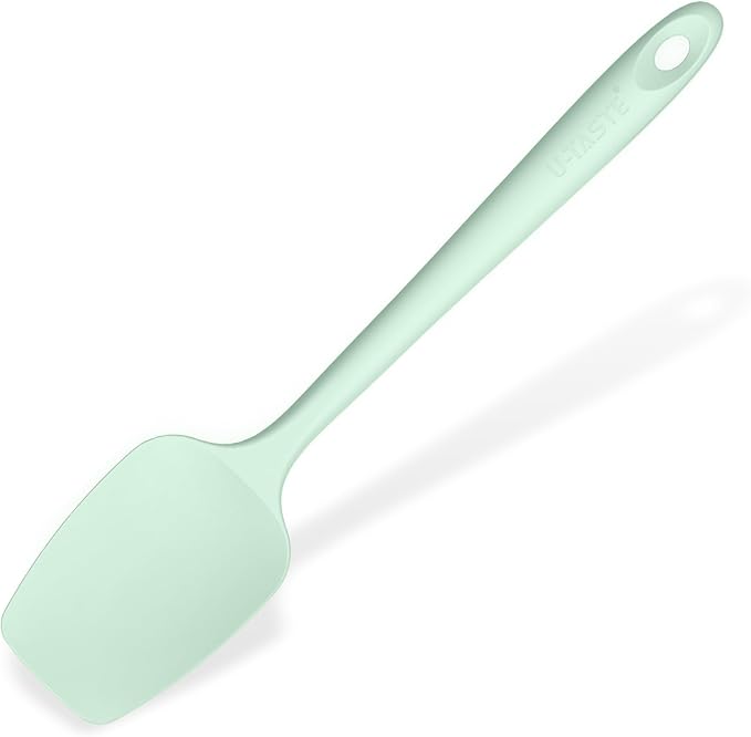 Heat Resistant Silicone Spoon Spatula: U-Taste 600ºF High Heat Flexible 11.38in by U-Taste