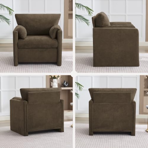 Oversized Accent Chair for Living Room, Large Modern Armchair with Deep Seat,...