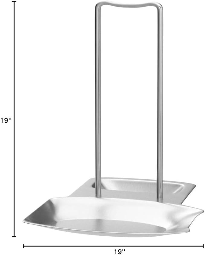 Pan Lid Holder Progressive Lid and Spoon Rest Shelf 304 Stainless Steel Pan Lid - Image 10