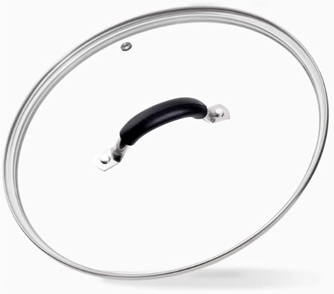10.25 Inch Tempered Glass Lid for Lodge 10.25" Cast Iron Skillets & 5QT Dutch by Unknown