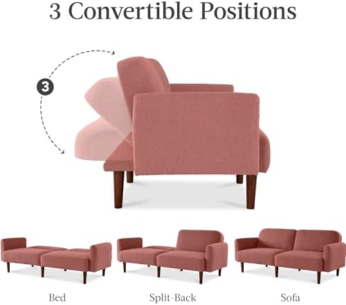 Best Choice Products 77" Mid Century Modern Boucle Loveseat Sofa, Couch,...