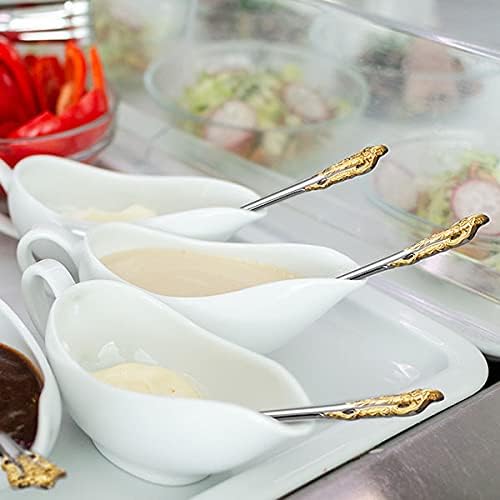 KEAWELL Luxury Gravy Ladle, 18/10 Stainless Steel, Small Gravy Spoon - Image 5