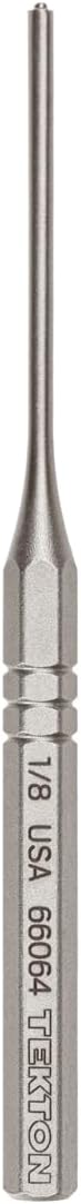TEKTON 1/8 Inch Roll Pin Punch | 66064 | Made in USA by TEKTON