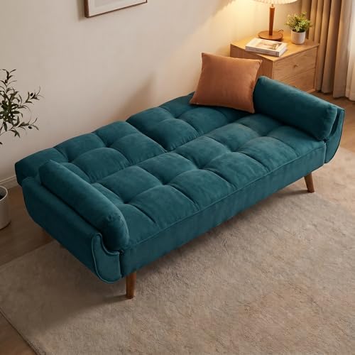 NicBex Convertible Futon Sofa Bed, Modern Style Loveseat Futon Couch with Adj...
