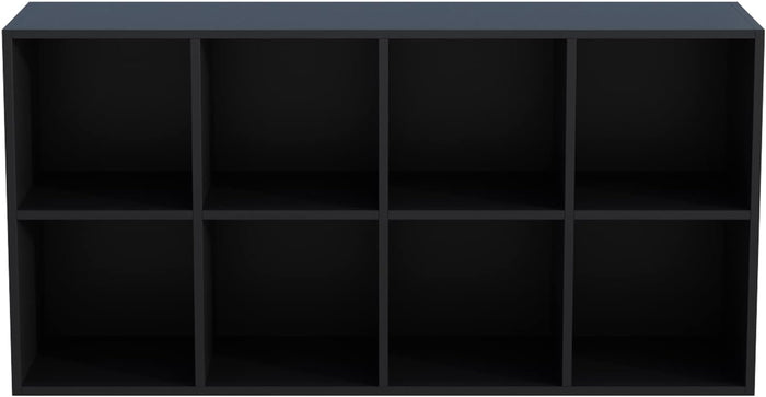 OSCHF 8-Cube Storage Shelf Bookcase, Black