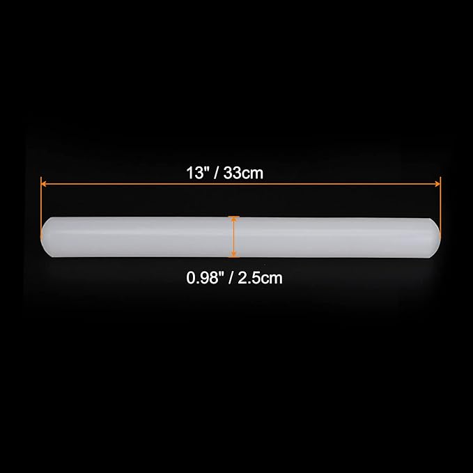 HARFINGTON 13 Inch x 0.98 Inch PP Plastic Non-Stick Fondant Rolling Pin - Image 2