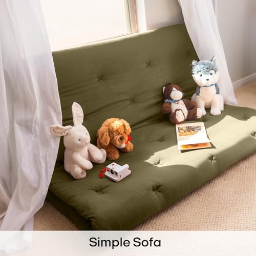 ZonLi Japanese Floor Mattress, 100% Cotton Cover Foldable Futon Mattress