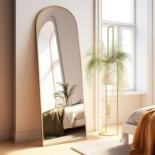 BEVERDY Arched Full Length Mirror - 18"58" Floor & Wall Mounted...