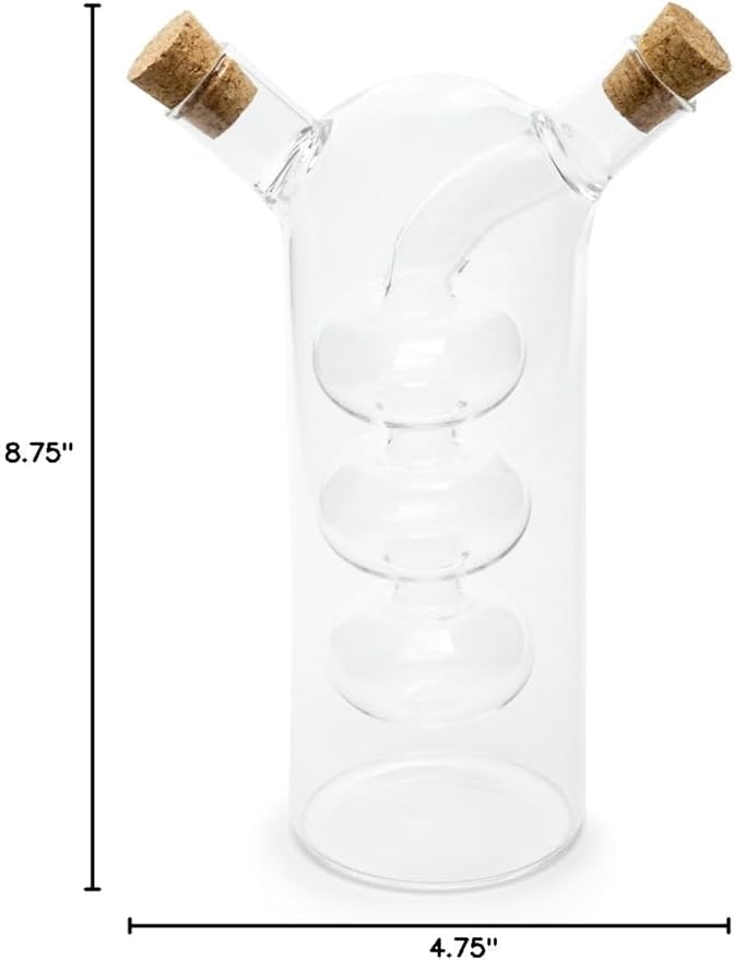 Fox Run 7053 Run Bubble Design Oil and Vinegar Bottle - Image 3
