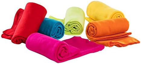 CAI TENG Fleece Throw Blankets Lightweight Warm Soft Cozy Pet-Friendly Bulk F...