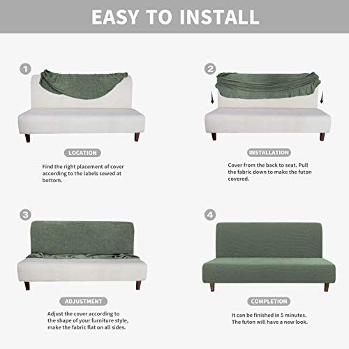 Easy-Going 100% Waterproof Futon Cover, Stretch Futon Slipcover Medium