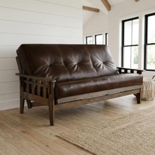 Kodiak Furniture Tucson Full Size Futon Set, Oregon Trail Java