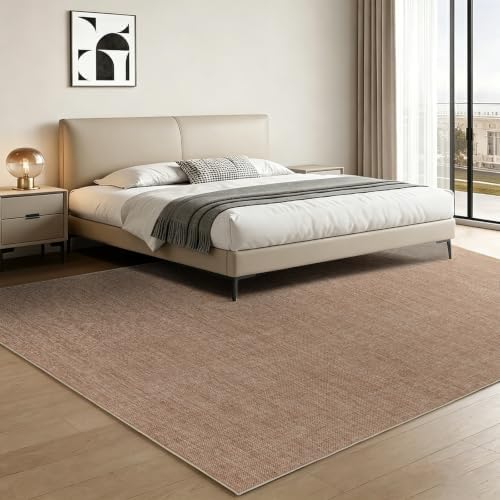 6×9 Easy Jute Rug Washable Rugs Low Pile Outdoor Indoor Farmhouse Neutral Non...