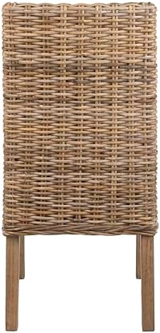 SAFAVIEH Suncoast Wood Accent Chair Set of 2, 20" FOX6503B