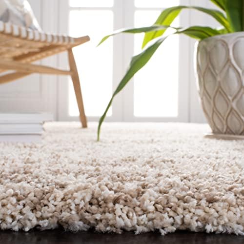 SAFAVIEH Hudson Shag Rug 10x14, Plush Modern X-Large Ivory & Beige SGH206B