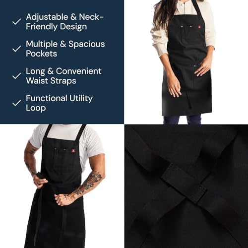 hedley & bennett Crossback Apron - Image 4