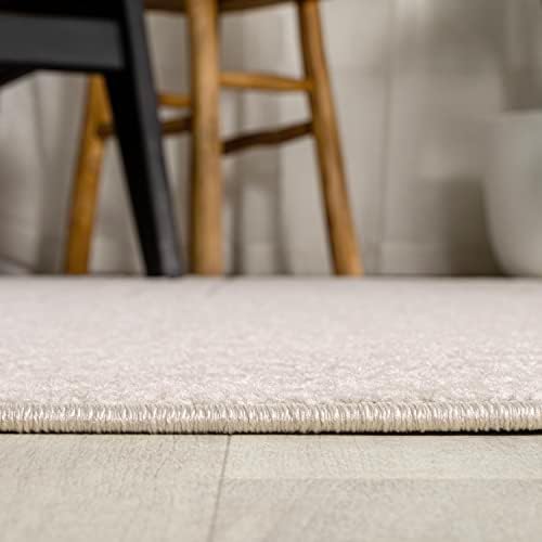 JONATHAN Y Odense High-Low Angle Ivory/Cream Indoor/Outdoor Area Rug, 8x10, M...