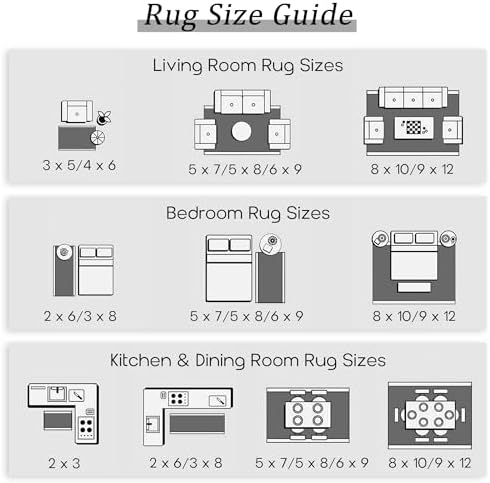 Abstract Area Rugs 8x10 Washable Dark Green Extra Large Carpet for Bedroom