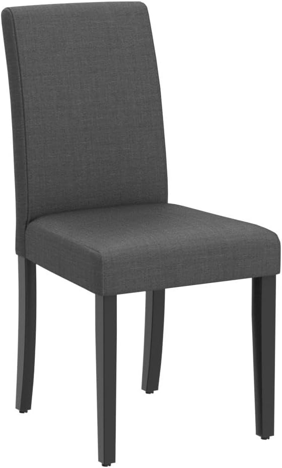 Yaheetech Dining Chairs Set of 4 Fabric Parson Upholstered Kitchen Chairs wit...