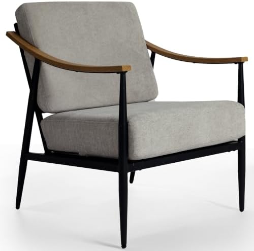 RNKSFX Modern Accent Chair for Living Room Bedroom Mid Century Arm Chair Upho...