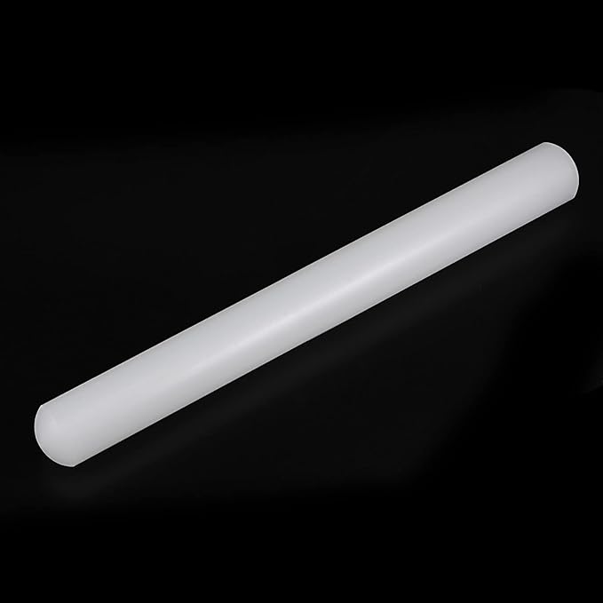 HARFINGTON Fondant Rolling Pin 13 Inch x 1.38 Inch PP Plastic Non-Stick Fondant - Image 3