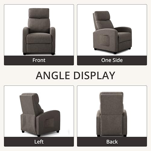 Recliner Chair for Living Room, Modern Adjustable Home Theater