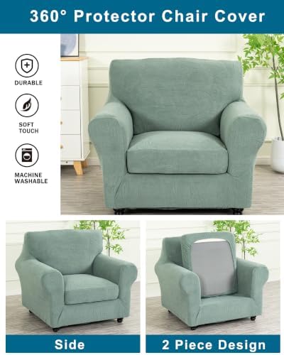CRFATOP Armchair Chair Covers for Living Room Sofa Couch Slipcover,C39