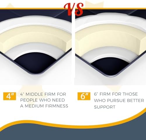 MAXYOYO 6" Extra Thick Japanese Futon Floor Mattress Foldable Full Mattress