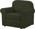 H.VERSAILTEX 2 Piece Couch Cover Stretch Stylish Chair Cover Furniture by HVERSAILTEX