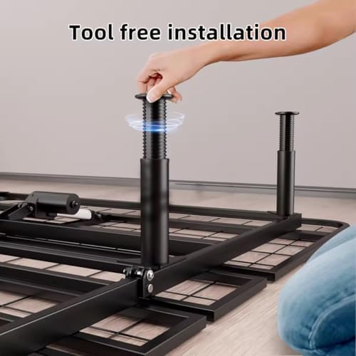 Adjustable 8-12 inch Bed Legs Metal Replacement Heavy Duty Leg M8 M10 Thread ...