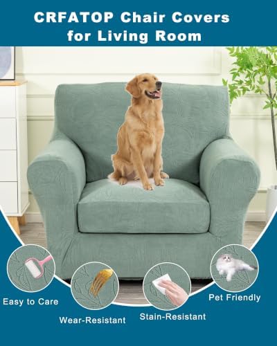 CRFATOP Armchair Chair Covers for Living Room Sofa Couch Slipcover,C39