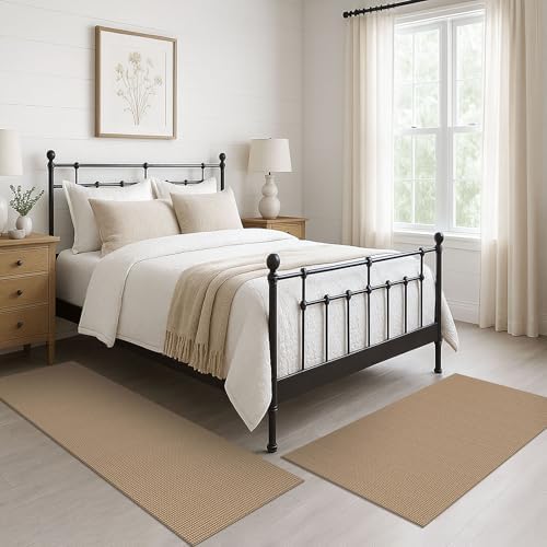 KOZYFLY Boho Area Rug Runner Sets of 2Pcs 2x6 and 3x5 Washable Entry Rugs Non...