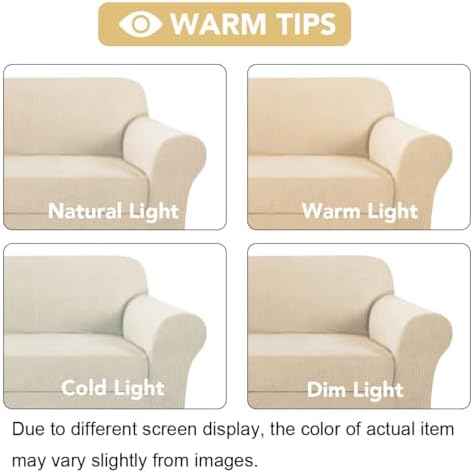 H.VERSAILTEX Stretch Armchair Cover 2 Piece Chair Covers for Living Room Furn...