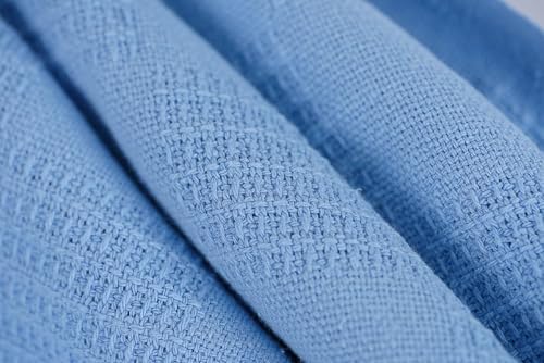 Linteum Textile Hospital Thermal SNAGLESS Spread Blanket, 100% Cotton (74x100...