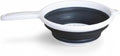 Handy Housewares 8" Round Space Saving Collapsible Silicone Kitchen Colander by HandyHousewares