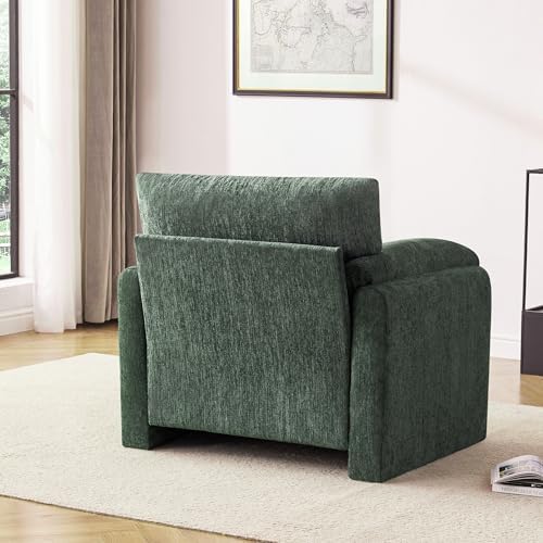 Howjoe Accent Chair for Living Room, Oversized Reading Armchair, Green