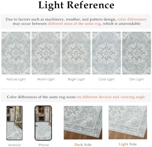 8x10 Grey Neutral Area Rug
