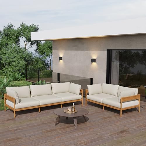 Acanva Vento Outdoor Patio Furniture Set, Couch
