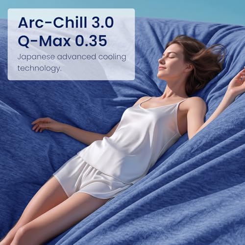 Topcee Cooling Blanket King Size 90"x108" for Hot Sleepers Summer B...