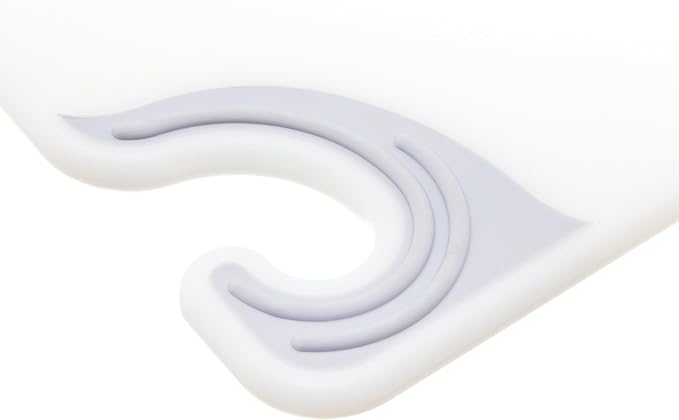 San Jamar Saf-T-Grip Plastic Cutting Board - Image 3