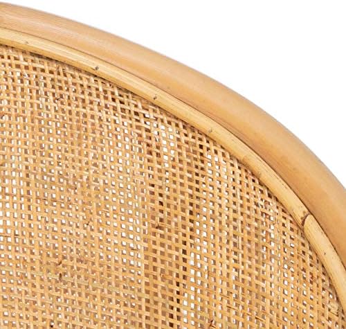 SAFAVIEH Dustin Rttn Rattan Accent Chair, 27.2" Boho White/Natural ACH6517B