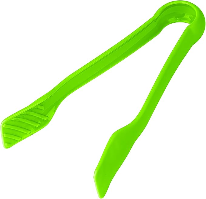 DecorRack 3 Pcs 6” x 8” x 10” Multi Colored Plastic Tong Set, 3 Pack Durable - Image 4