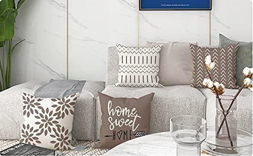 YCOLL Pillow Covers 20x20 Set of 4, Modern Sofa Throw Pillow Cover, Decorative - Image 7