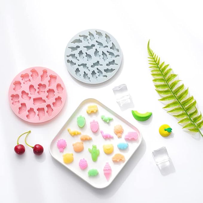 Cute Ice Cube Trays Silicone Chocolate Mold Wax Melt Molds Easy Release Ice - Image 3
