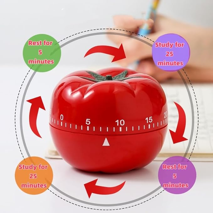 Kitchen Timer, 60-Minute Mechanical Countdown Timer - Image 4