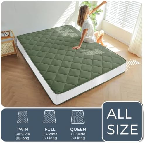 MAXYOYO 6" Extra Thick Japanese Futon Floor Mattress Foldable Queen Matt...