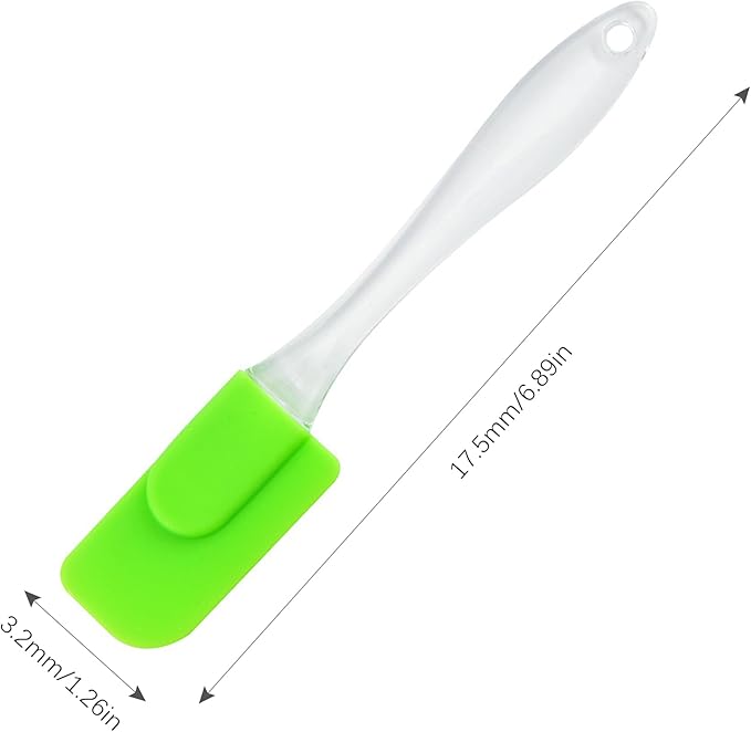 ZukoCert 6 Piece Mini Silicone Spatula Set, Small Heat-Resistant Rubber Spatulas - Image 2