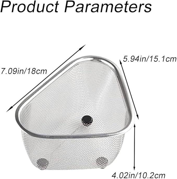 Triangle Basket Triangle Sink Colander Food Strainer - Image 2
