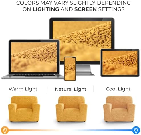 Premium Stretch Couch Covers for Sofa - Sofa Chair Cover Washable, Dogs &...