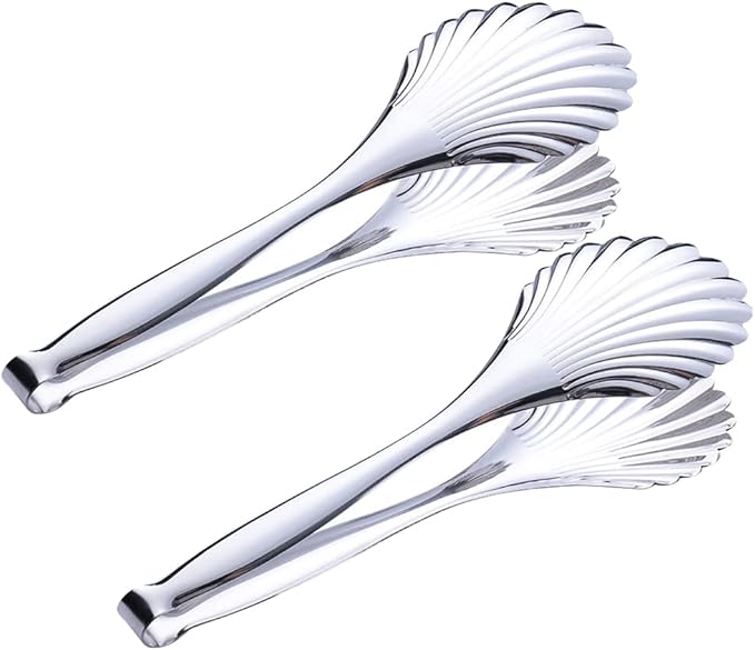 Buffet Cooking Serving Tongs, 12 inch Kirsite Catering Chef Food Salad BBQ by Enwinner